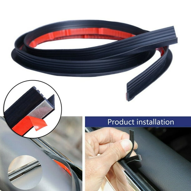 Car 5M Front &Rear Side Window Edge Moulding Rubber Weatherstrip Seal Strip Trim Car 5M Front &Rear Side Window Edge Moulding Rubber Weatherstrip Seal Strip Trim
